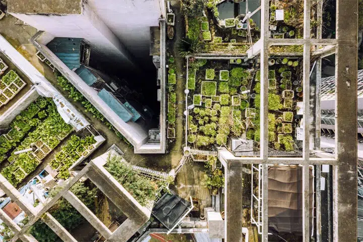 ville vue du ciel